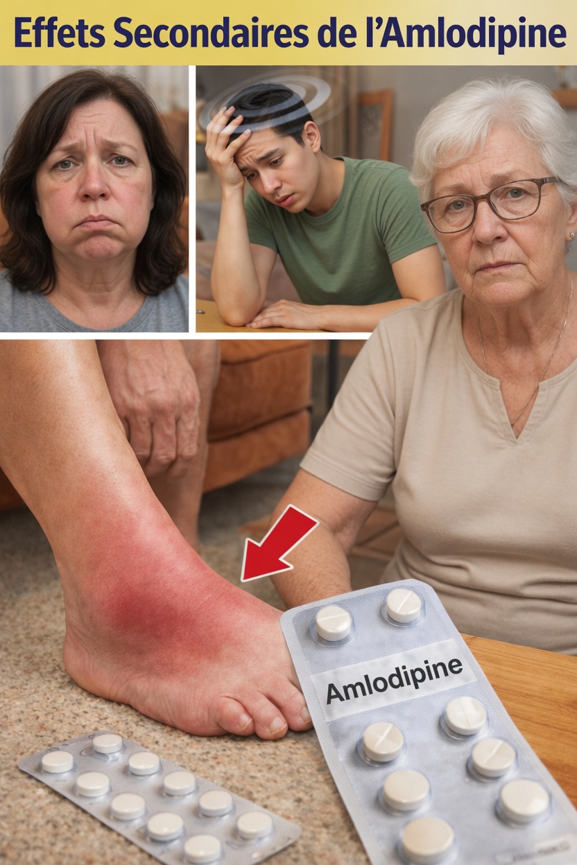 Quels sont les 12 effets secondaires les plus courants de l’amlodipine et les habitudes quotidiennes qui peuvent faire la différence ?