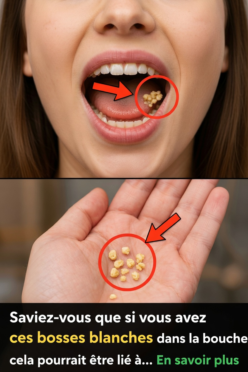 Que sont ces bosses blanches dans votre bouche et pourraient-elles être liées à des habitudes quotidiennes courantes ?