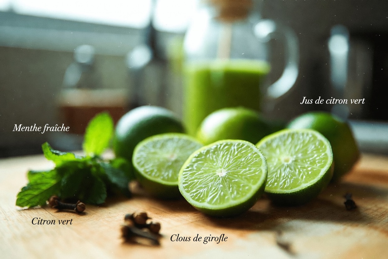 Découvrez comment cette boisson rafraîchissante au citron vert, au clou de girofle et à la menthe peut soutenir vos habitudes quotidiennes de bien-être et de circulation