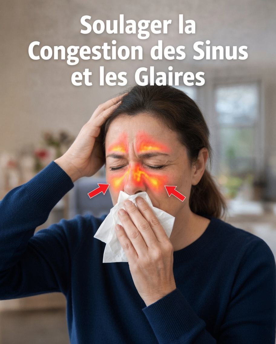 Découvrez des moyens simples d’aider à dégager naturellement la congestion des sinus et le mucus grâce à ces habitudes à la maison