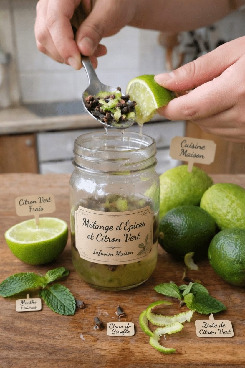 Découvrez comment préparer cette boisson rafraîchissante au clou de girofle et au citron vert dans le cadre de vos habitudes matinales de bien-être