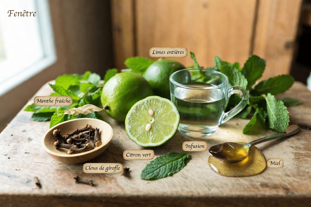 Découvrez comment préparer cette boisson rafraîchissante au clou de girofle et au citron vert dans le cadre de vos habitudes matinales de bien-être