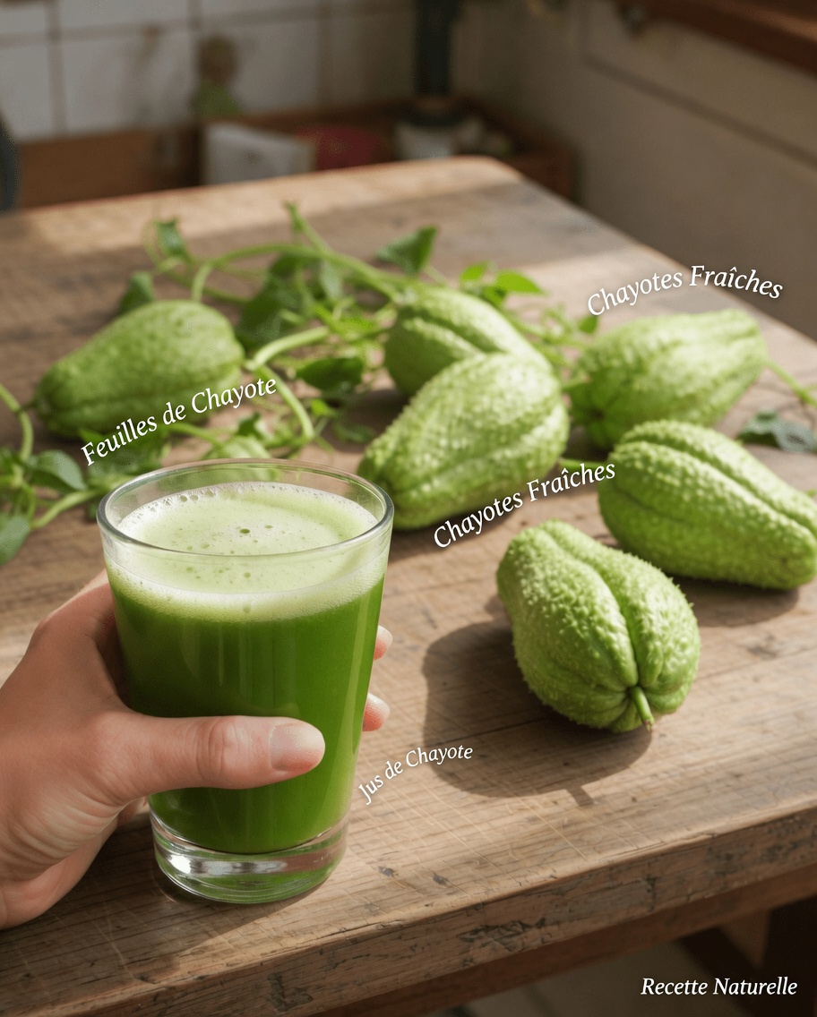 Comment le jus de chayote peut s’intégrer à votre routine quotidienne pour soutenir naturellement le confort articulaire et la santé cardiaque