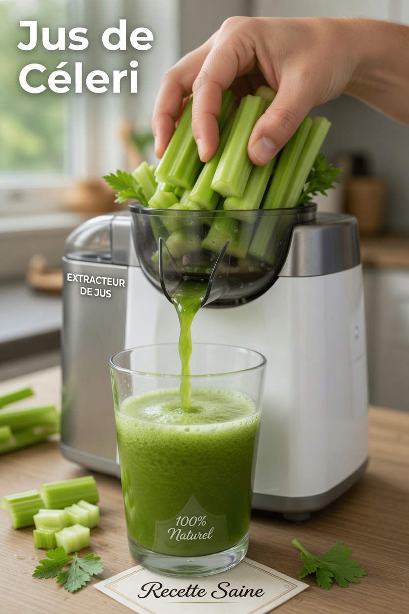 Libérez le pouvoir nutritionnel du céleri avec cette recette facile de jus maison pour un bien-être au quotidien