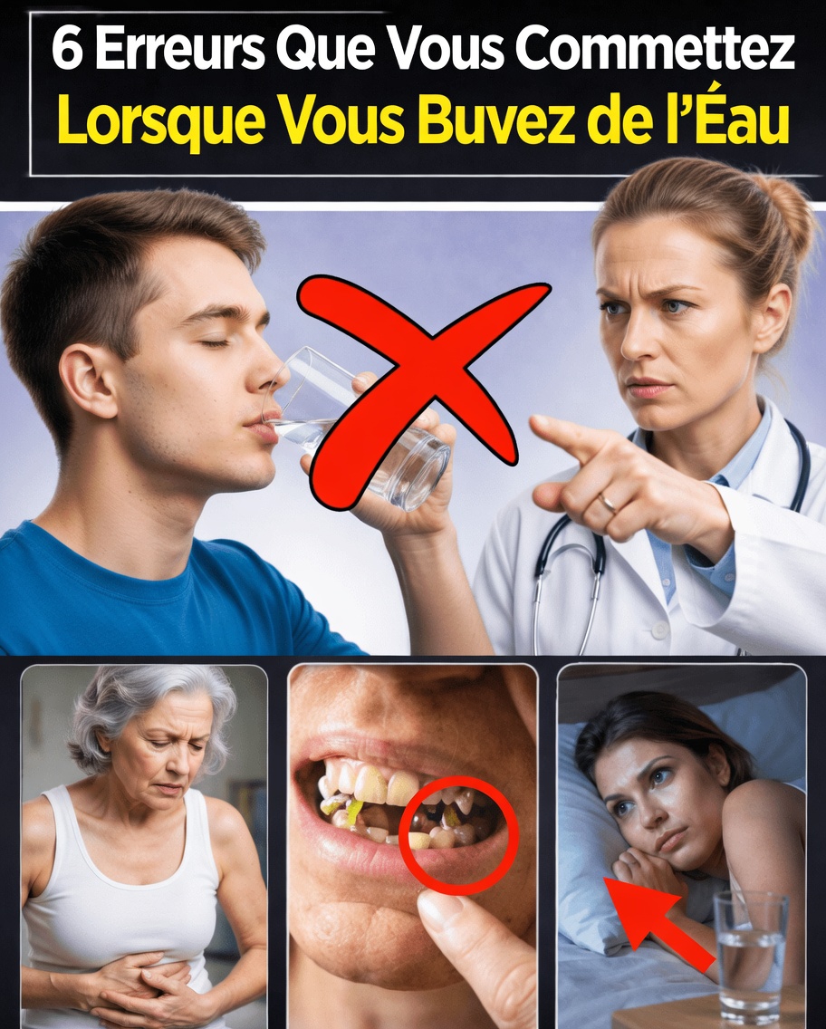 Le Dr Berg explique les 6 erreurs courantes que vous faites en buvant de l’eau et les moyens simples de les éviter
