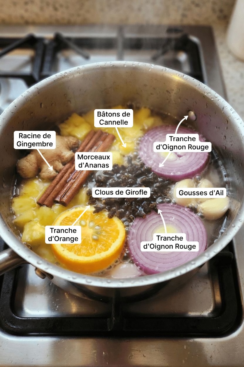 Infusion facile en 15 minutes : comment préparer une simple infusion à la cannelle, aux clous de girofle, à l’ail, au gingembre, au citron et à l’oignon pour votre routine bien-être quotidienne