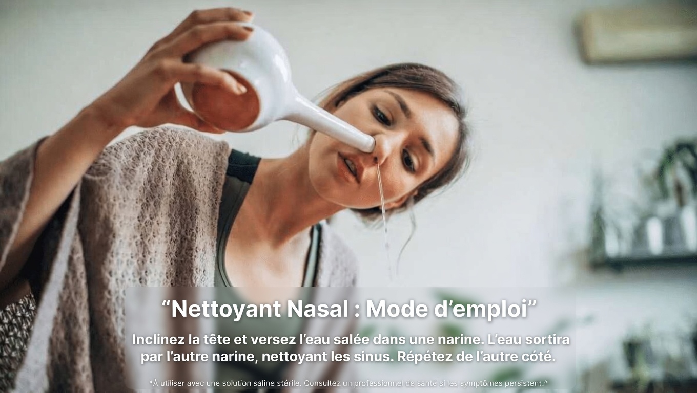 5 habitudes quotidiennes et une recette maison apaisante pour aider à favoriser l’élimination du mucus et le confort respiratoire au quotidien