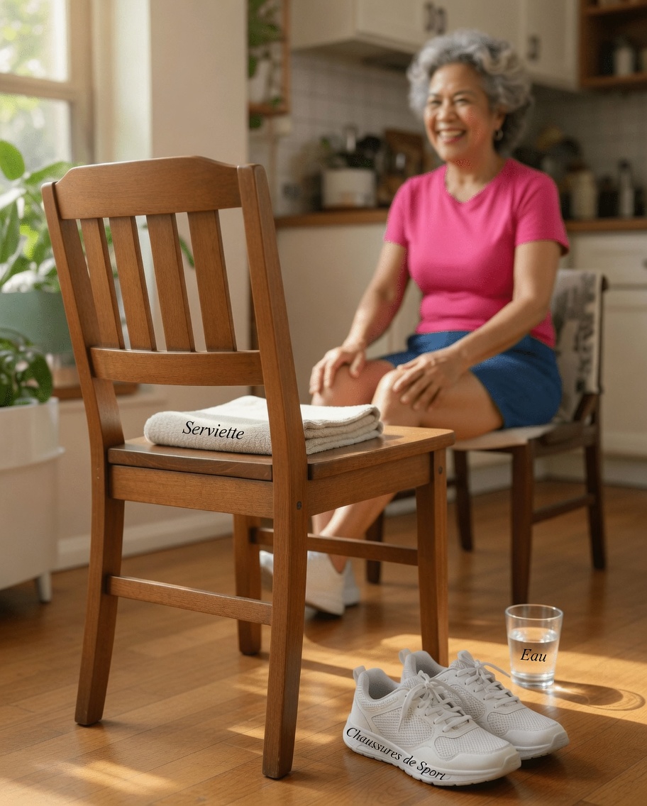 Plus de 60 ans ? Découvrez cet exercice simple sur chaise pour soutenir la force des jambes et la mobilité quotidienne chez les seniors