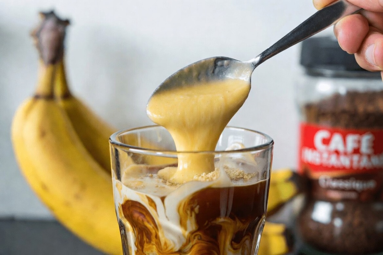 Que se passe-t-il lorsque vous mélangez de la banane avec du café et un œuf ? Découvrez la boisson énergisante virale