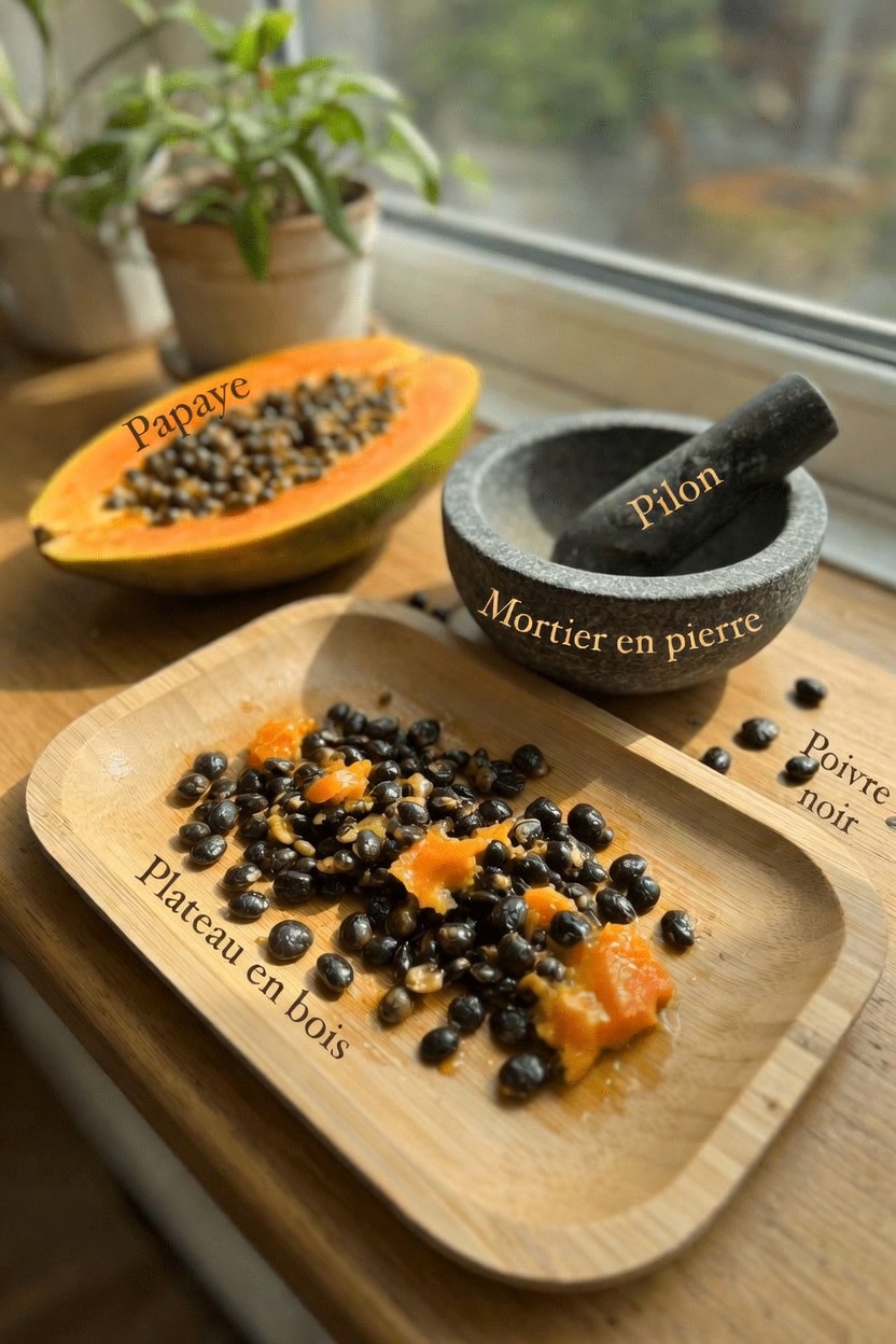 Comment les graines de papaye peuvent favoriser le confort articulaire : un remède maison simple contre l’inconfort des genoux, du dos et de la colonne vertébrale