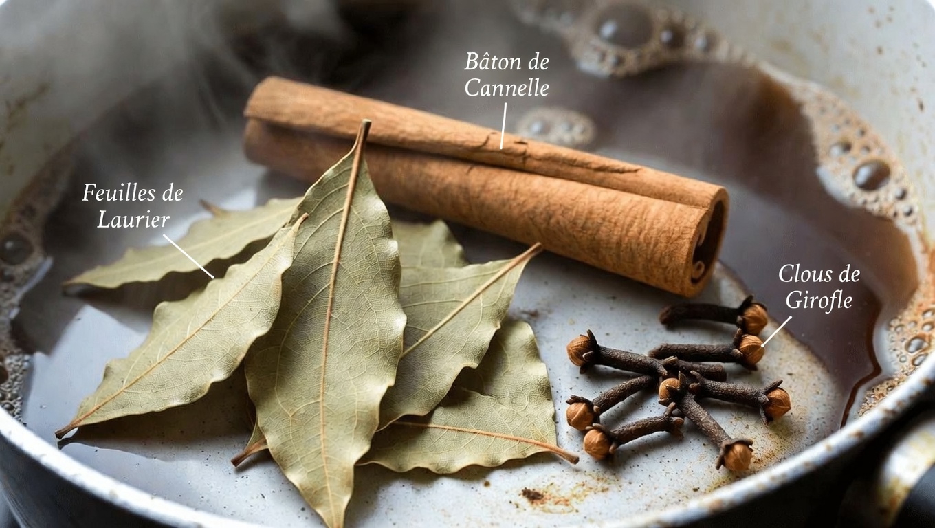 Découvrez les merveilles du quotidien de la cannelle, des clous de girofle et des feuilles de laurier dans votre cuisine