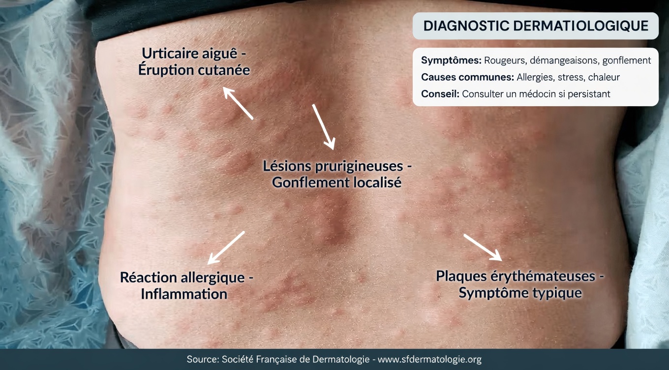 Causes surprenantes de l’urticaire révélées : ce qui pourrait déclencher ces bosses qui démangent sur votre peau