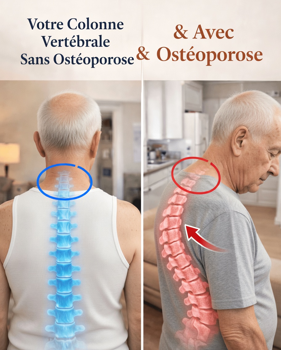 Colonne vertébrale en bonne santé vs ostéoporose : des habitudes quotidiennes simples pour soutenir des os solides et une meilleure posture