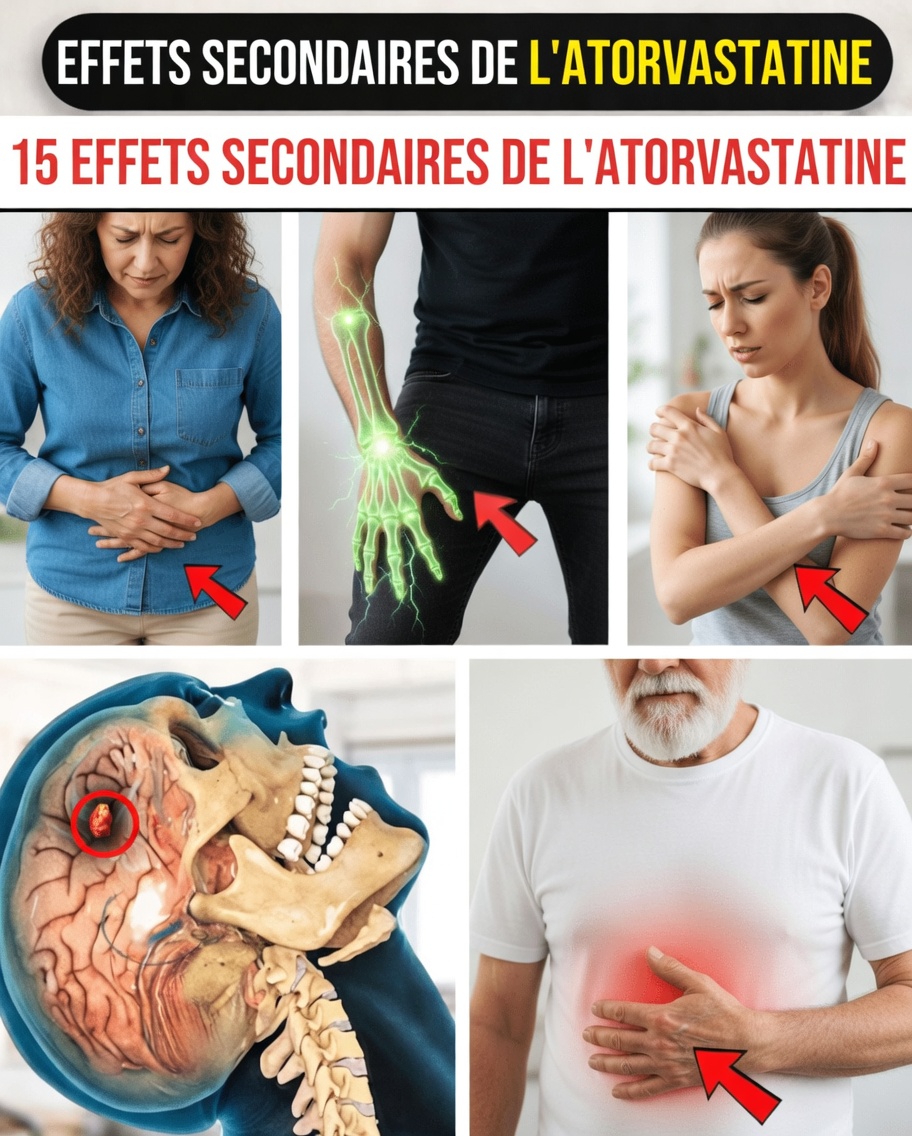 Effets secondaires de l’atorvastatine : 15 réactions courantes et rares à surveiller et à discuter avec votre médecin
