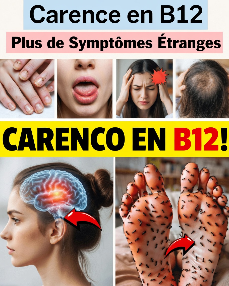 Voici 8 signes étranges que votre corps vous supplie de lui donner de la vitamine B12 et que la plupart des gens négligent complètement