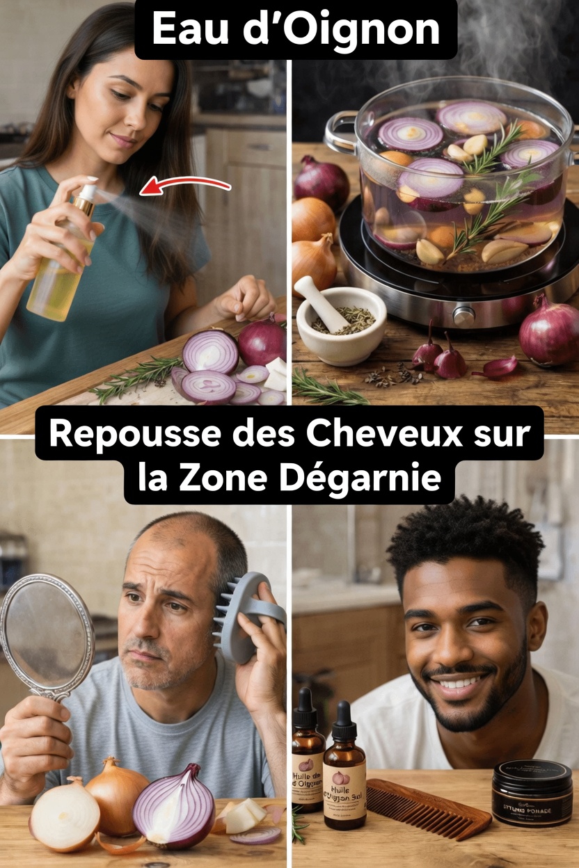 Découvrez la méthode simple pour préparer de l’eau d’oignon maison pour votre routine de soins capillaires naturels à la maison