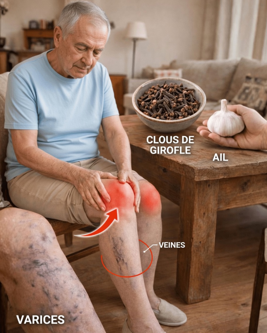 Huile d’ail et de clou de girofle contre les varices : le rituel du soir dont les gens jurent qu’il redonne aux jambes une sensation de légèreté