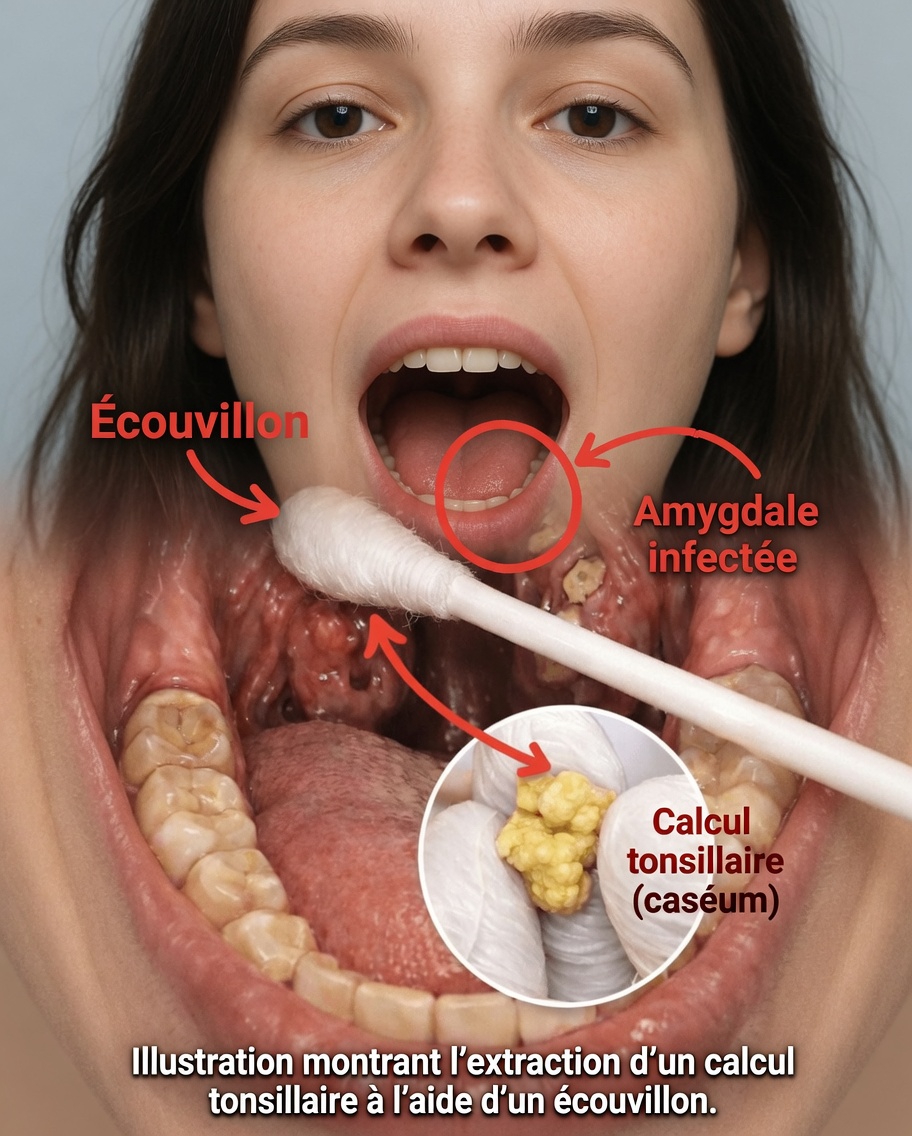 Comprendre les calculs amygdaliens : pourraient-ils être la cause cachée de votre mauvaise haleine persistante ?