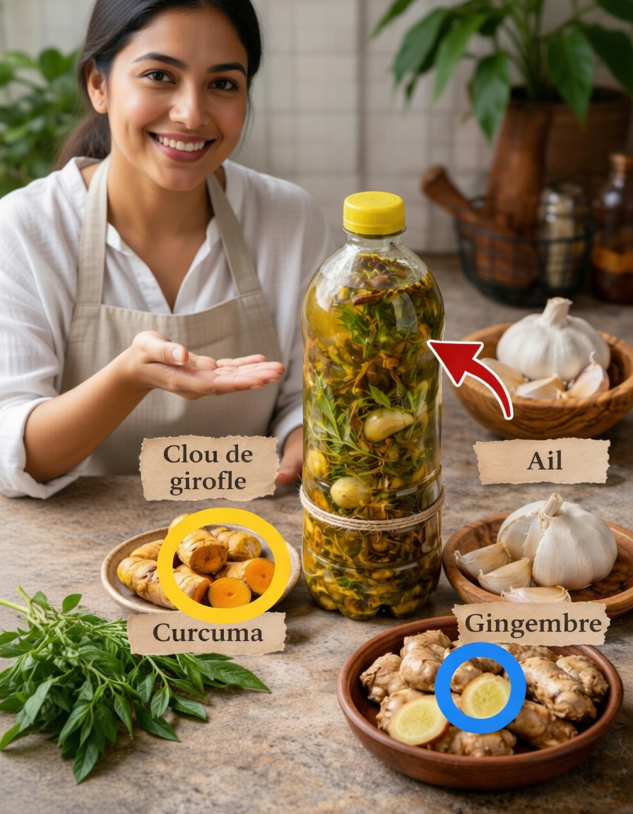 Comment préparer une boisson au clou de girofle, à l’ail, au curcuma et au gingembre pour soutenir votre immunité et votre bien-être général