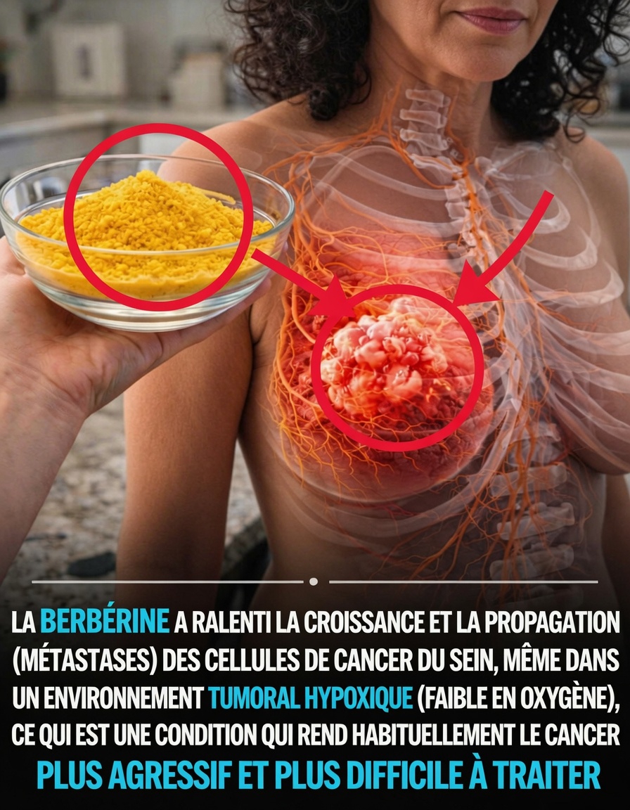 Ce qu’une nouvelle étude de 2023 a découvert sur la berbérine et les cellules du cancer du sein dans des conditions tumorales hypoxiques