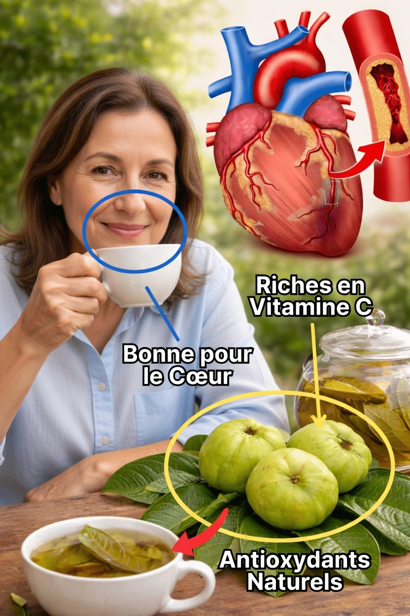 Le meilleur thé du matin et après le dîner : ail, curcuma, oignon, gingembre, cannelle et feuille de goyave