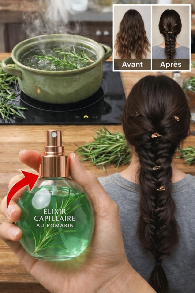 Spray capillaire au romarin : le rituel simple qui manque peut-être à vos cheveux