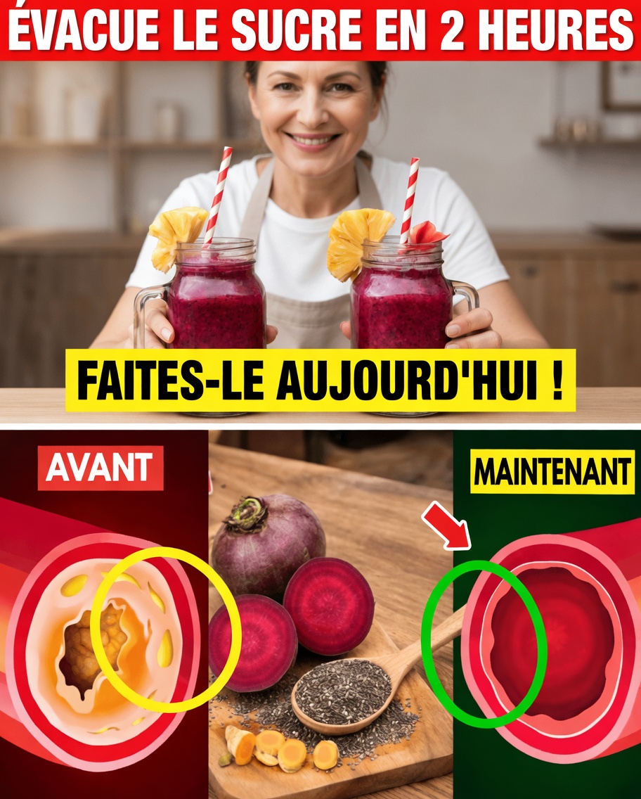 Découvrez la recette de boisson naturelle n°1 à 2 ingrédients pour favoriser une glycémie et un taux de cholestérol sains