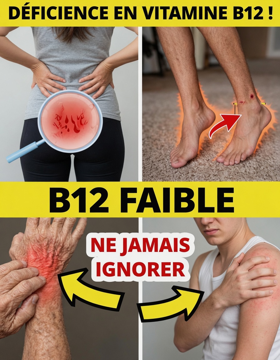 8 signes étranges que votre corps vous supplie de connaître sur la vitamine B12