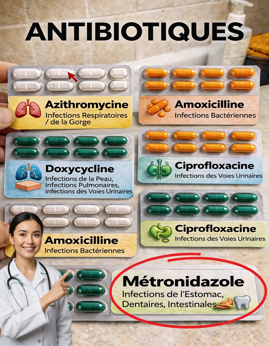Quels sont les 5 antibiotiques les plus couramment prescrits par les médecins et pourquoi sont-ils importants pour votre santé ?