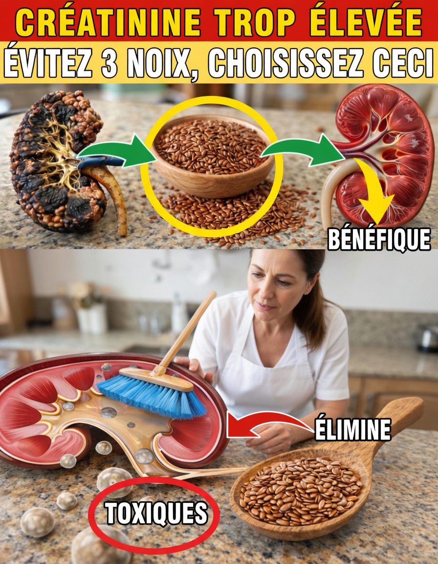 Créatinine trop élevée ? Évitez ces 3 noix et mangez plutôt ceci