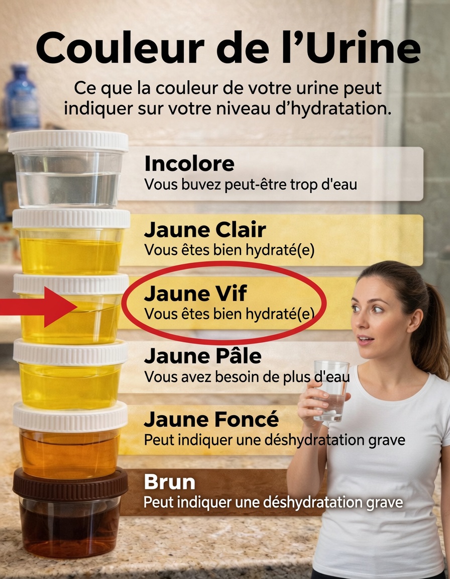 Ce que la couleur de votre urine signifie : guide complet pour comprendre les signes d’hydratation