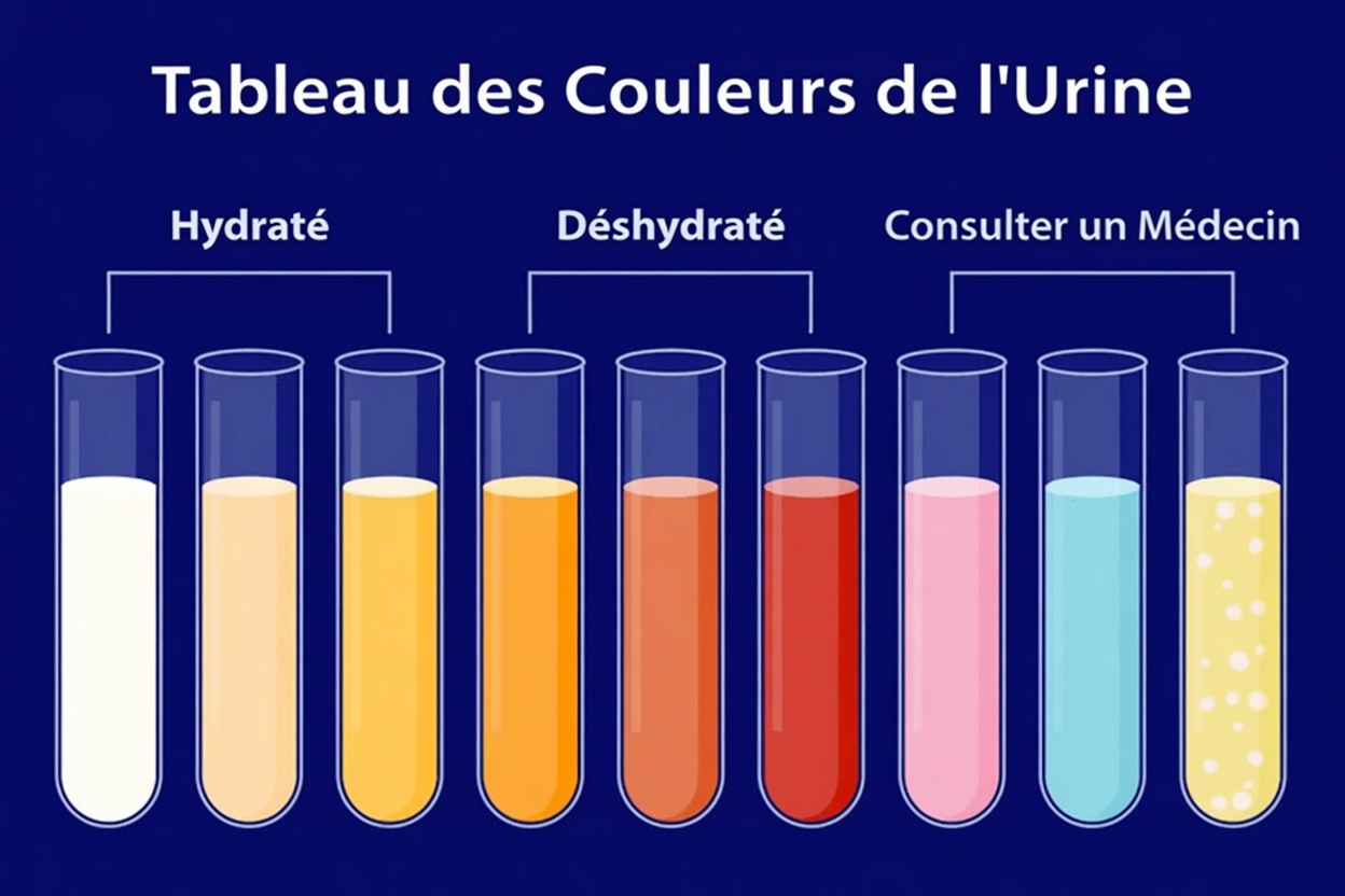 Ce que la couleur de votre urine signifie : guide complet pour comprendre les signes d’hydratation