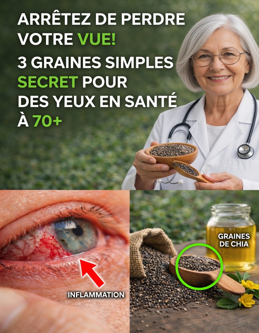 Découvrez le rôle des graines de chia, de lin et de courge dans le soutien naturel de la vision et de la santé de la rétine chez les seniors
