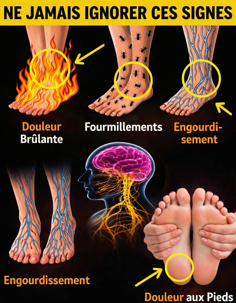 8 signes silencieux de changements nerveux commençant dans vos orteils que vous pourriez négliger