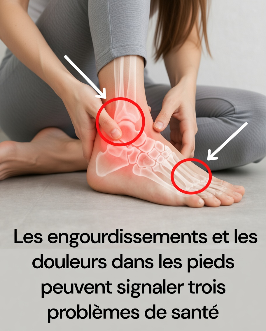 Découvrir ce que l’engourdissement et la douleur aux pieds peuvent révéler sur trois problèmes de santé courants