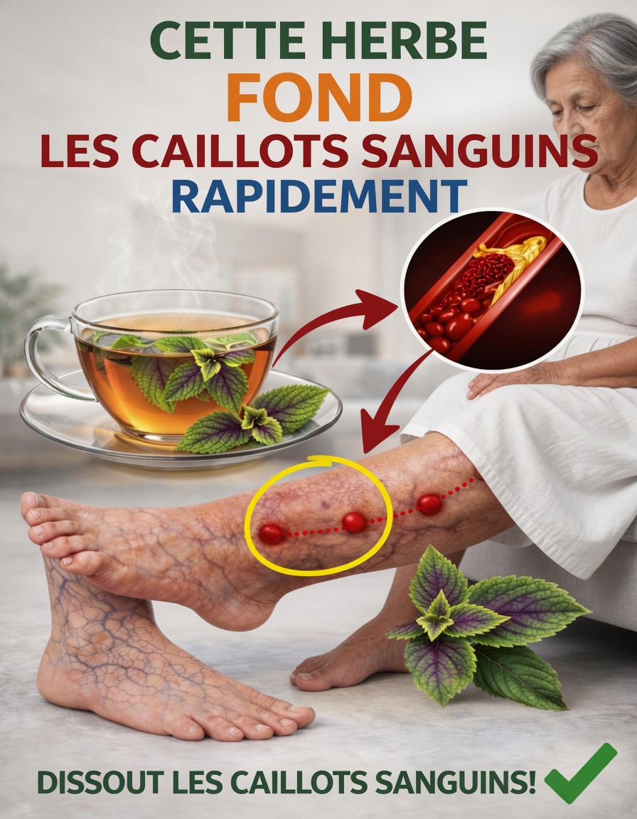 Découvrez les meilleures herbes naturelles pour favoriser une circulation sanguine saine et potentiellement prévenir les caillots dans vos jambes