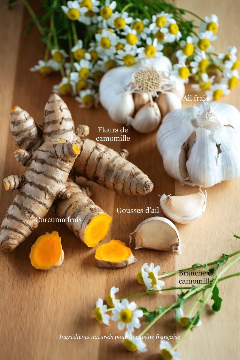 Comment préparer une infusion apaisante au curcuma, à l’ail et à la camomille : un guide simple pour votre routine bien-être quotidienne
