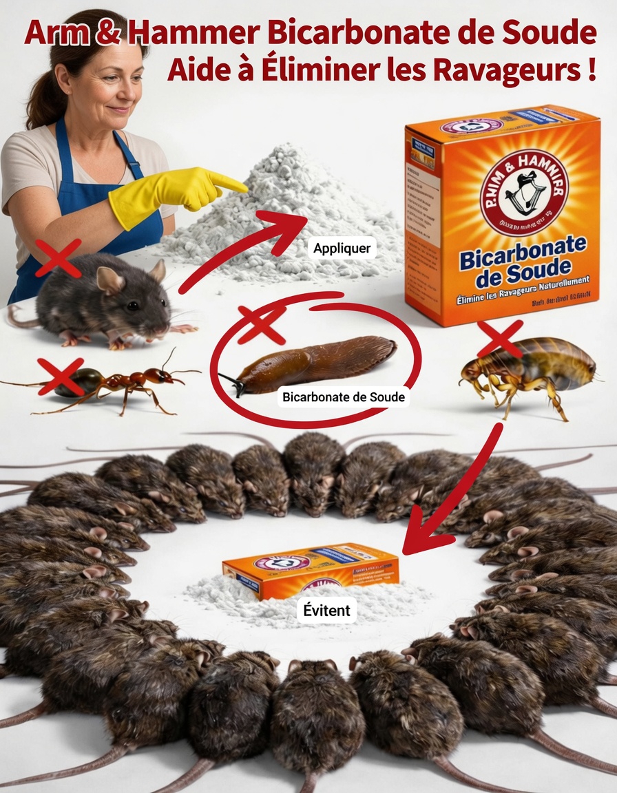 Façons simples d’utiliser le bicarbonate de soude pour lutter contre les cafards, les fourmis, les souris et plus encore