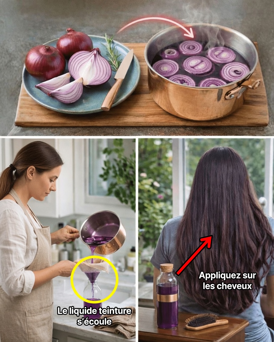 Apprenez à préparer une huile capillaire maison à l’oignon avec des ingrédients naturels pour votre routine quotidienne de soins capillaires