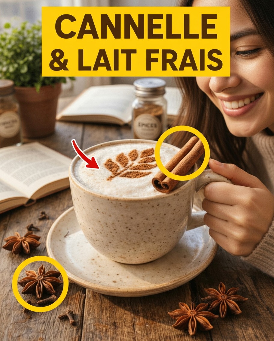 Découvrez comment une simple boisson du soir à la cannelle et au lait pourrait contribuer naturellement à la santé de vos yeux