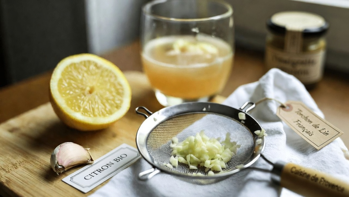 Découvrez comment préparer du jus de citron et d’ail comme complément naturel à votre routine bénéfique pour le cœur
