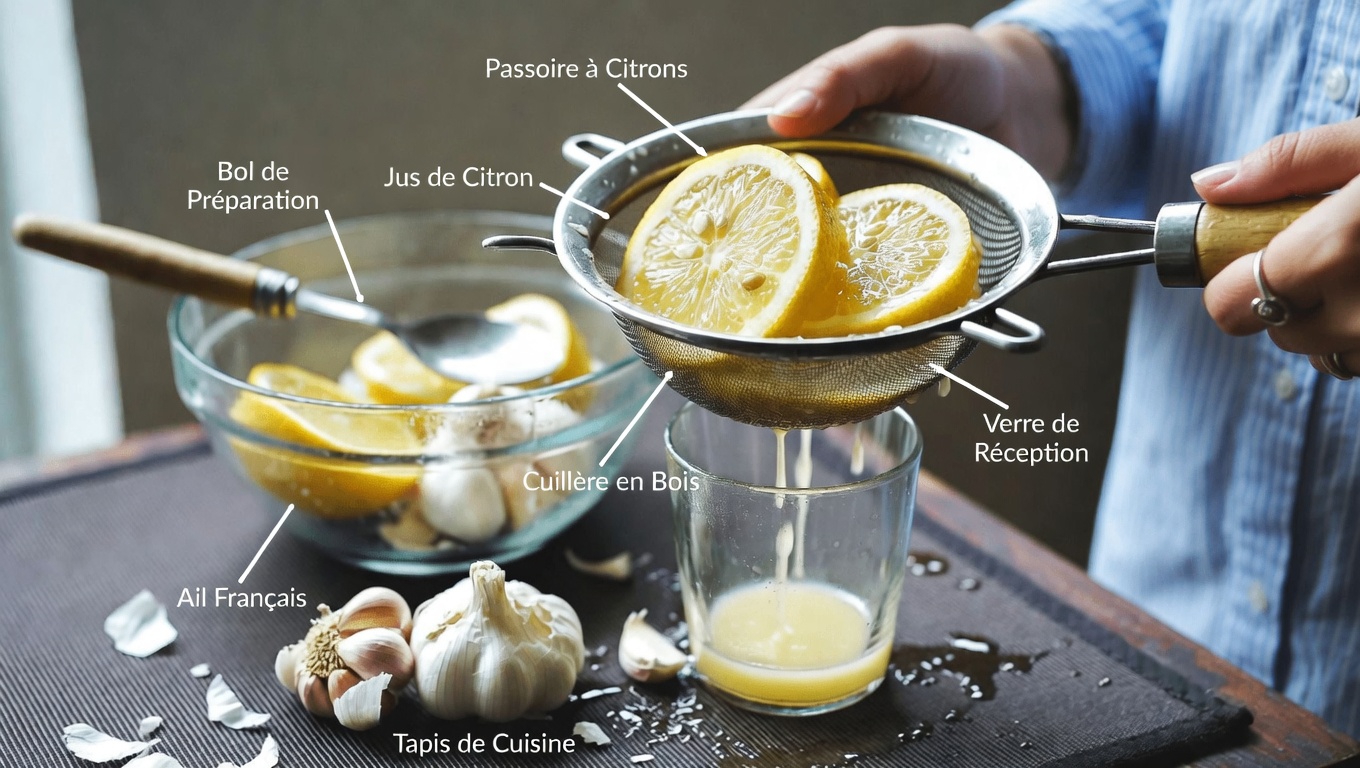 Découvrez comment préparer du jus de citron et d’ail comme complément naturel à votre routine bénéfique pour le cœur