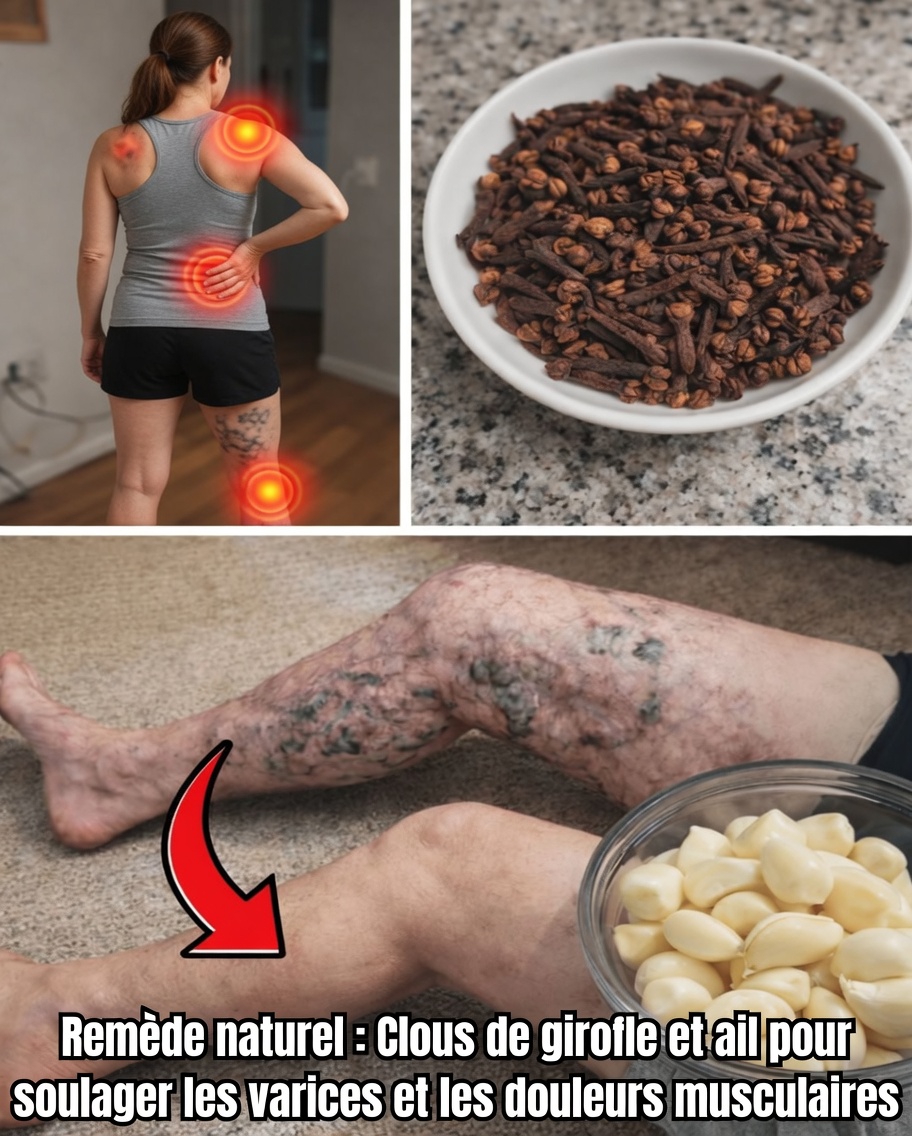 Huile d’ail et de clou de girofle : le remède maison naturel que des milliers de personnes utilisent pour soulager les varices et relancer la circulation