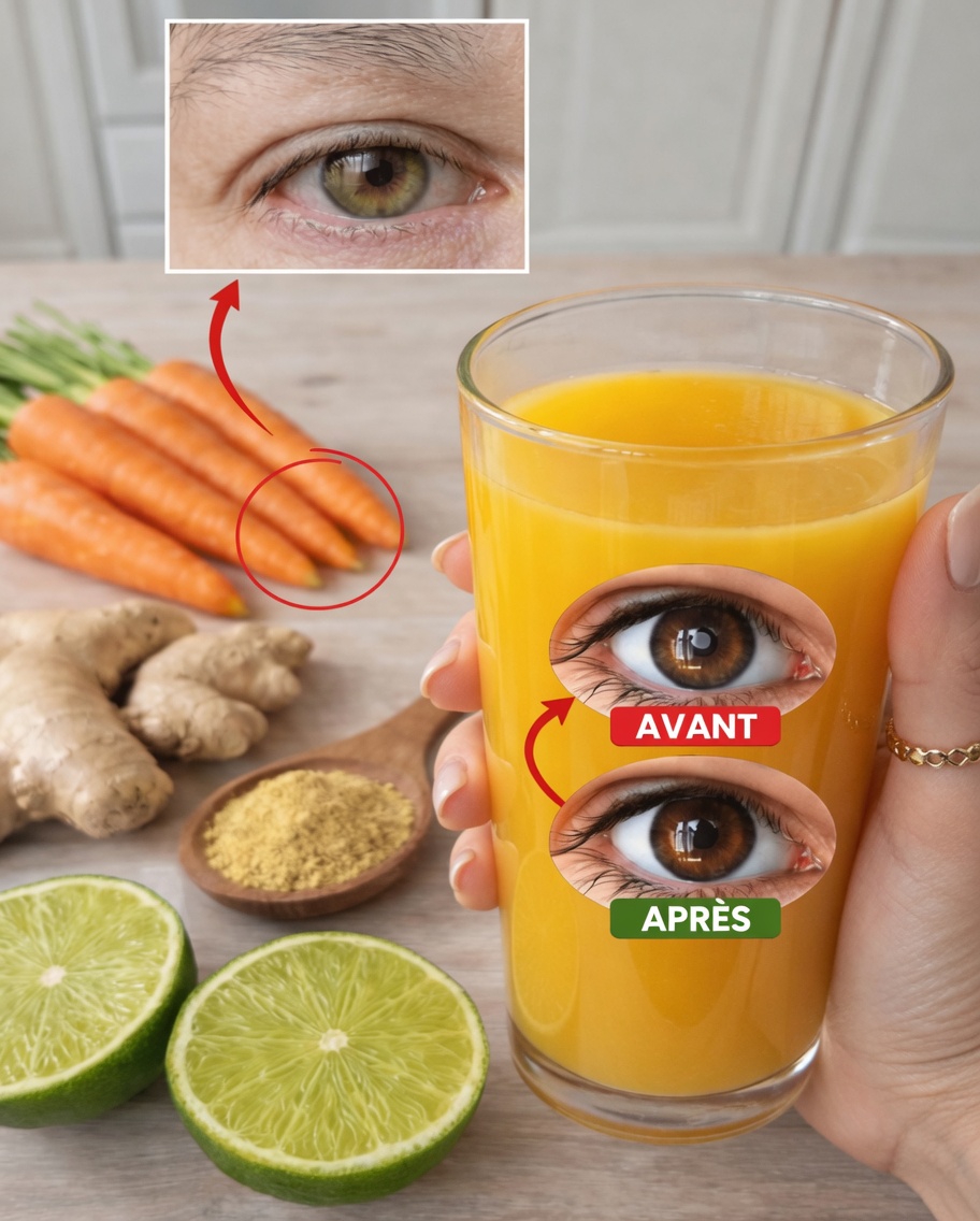 Jus de gingembre, citron et carotte pour la santé des yeux : le rituel matinal à 3 ingrédients qui sauve la vue de milliers de personnes (vous regretterez de ne pas avoir commencé hier)