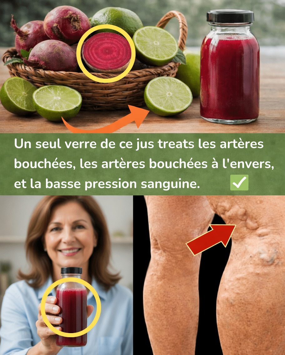 Jus puissant de betterave et de citron : votre allié naturel contre l’hypertension – Détoxifiez-vous et faites baisser votre tension artérielle naturellement