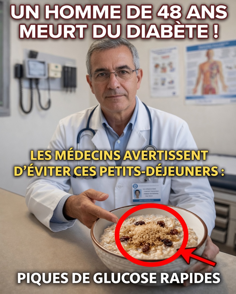 Mangez-vous cela au petit-déjeuner chaque matin ? Les médecins mettent en garde contre 3 petits-déjeuners qui font grimper la glycémie