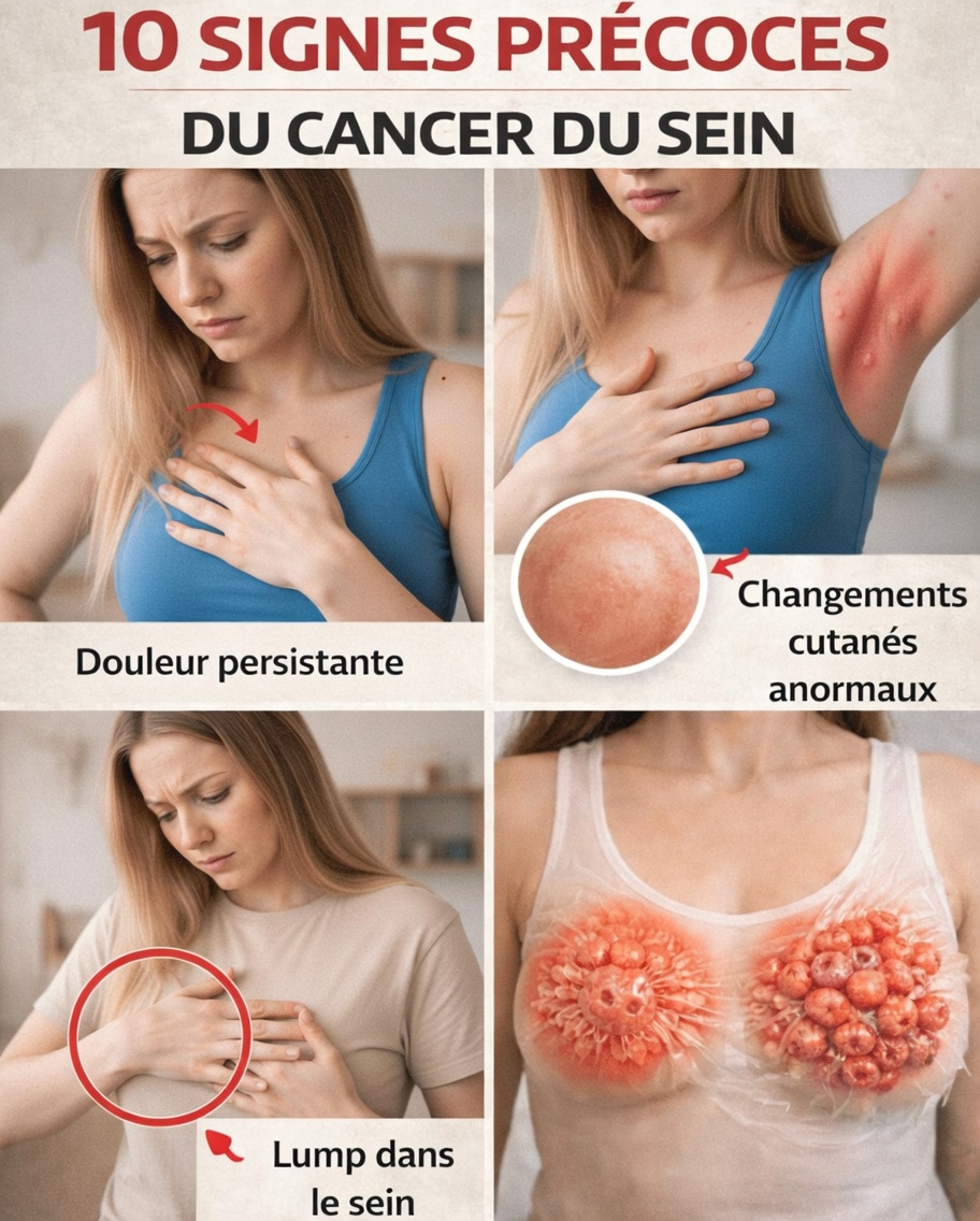 10 signes avant-coureurs et symptômes importants du cancer du sein que vous devriez connaître