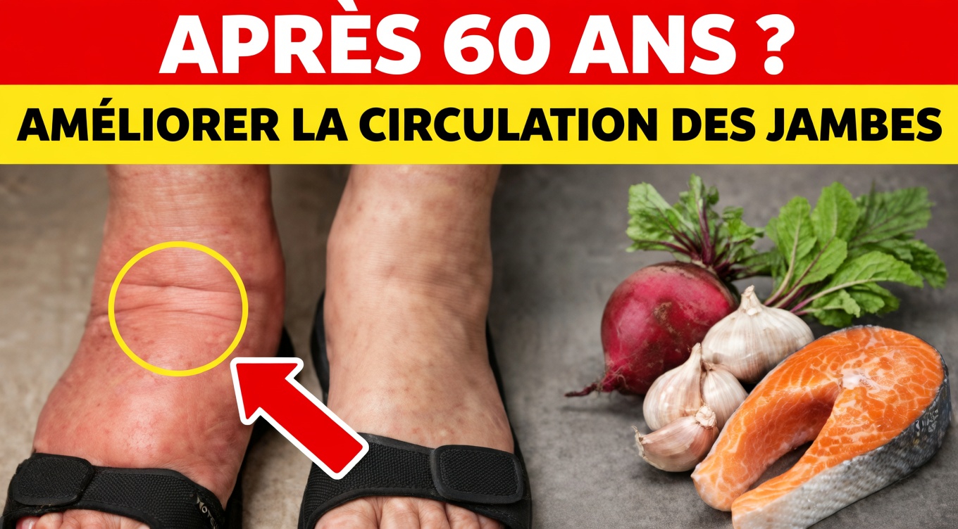 Découvrez les 5 aliments courants que les seniors mettent souvent en avant pour favoriser naturellement la circulation des jambes