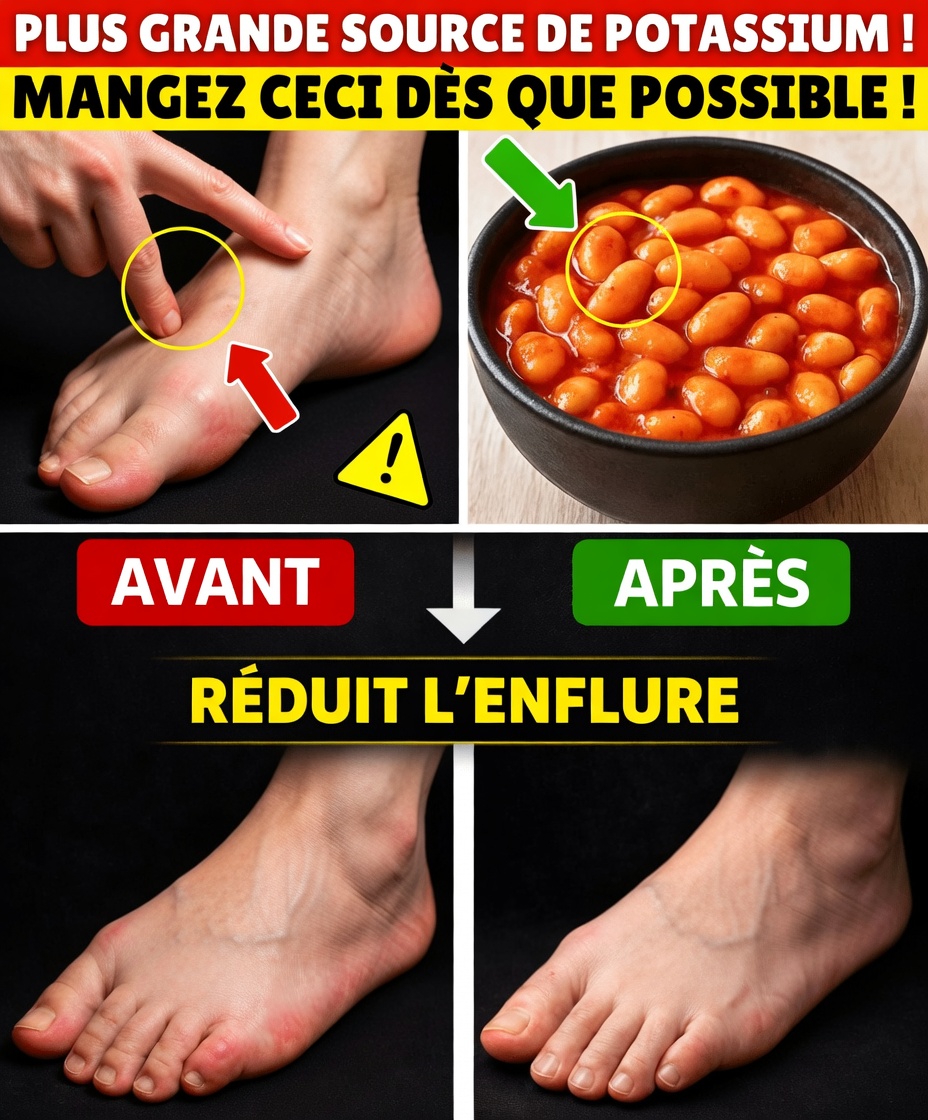 Adieu les gonflements ! 8 aliments riches en potassium que vous DEVEZ manger pour drainer les liquides RAPIDEMENT