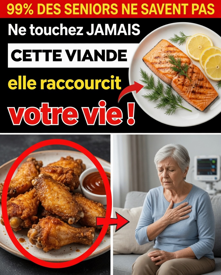 Plus de 60 ans ? 4 viandes que les seniors de plus de 60 ans devraient envisager de limiter et 4 choix plus judicieux pour une vitalité durable